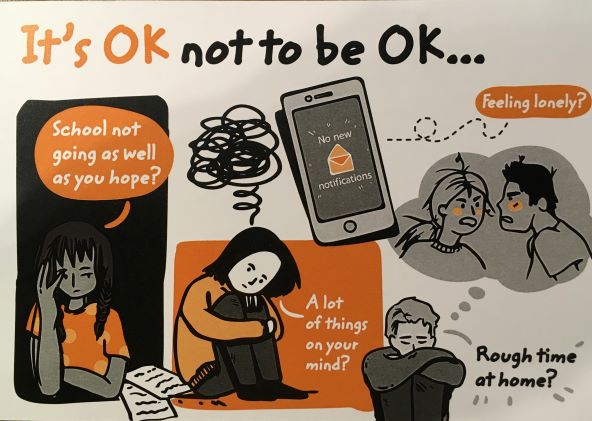 Its Ok postcard front